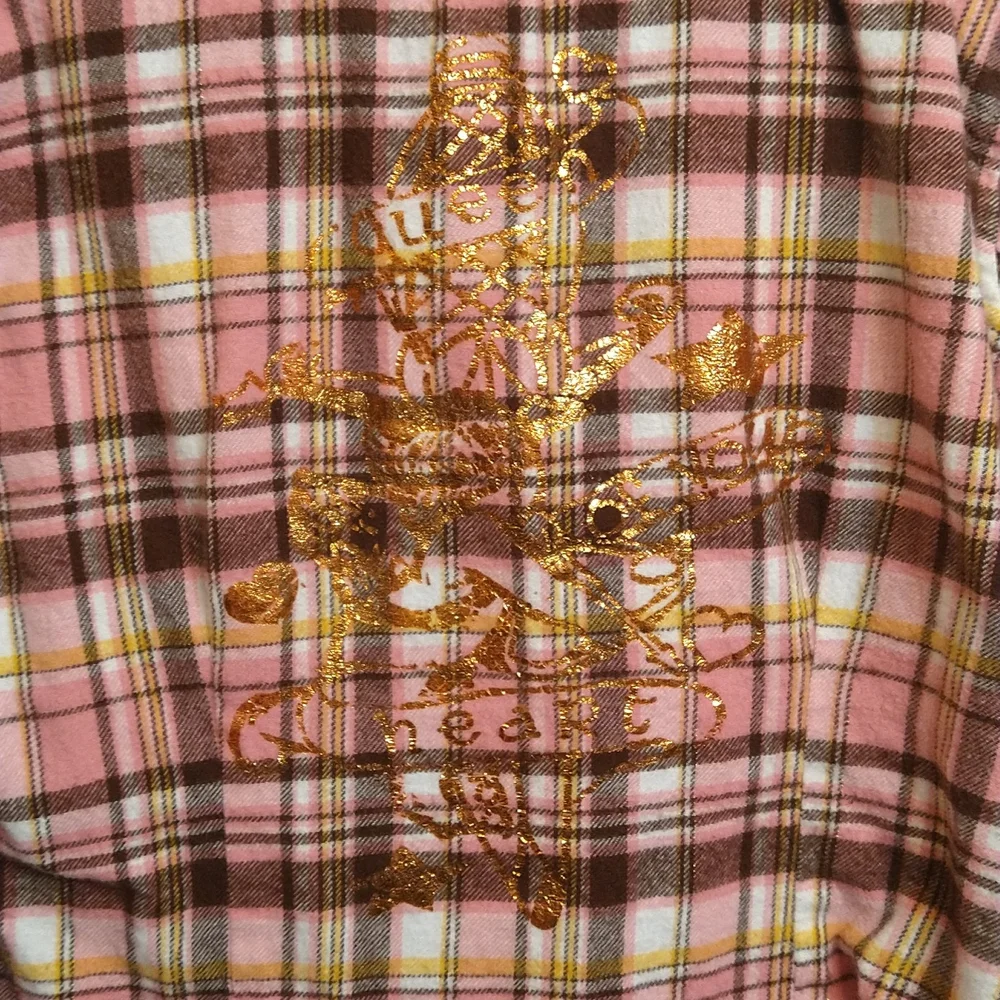 Pink plaid shirt - Picture 5 of 5